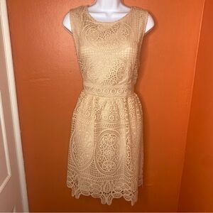 Francesca’s Miami Lace Sleeveless Dress